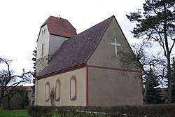The church in Prensdorf, Dahmetal