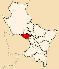 Location of Anta in the Cusco Region