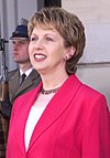 Mary McAleese, current president of Ireland