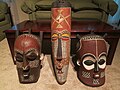 Image 8BaKongo masks from the Kongo Central region (from Culture of Africa)