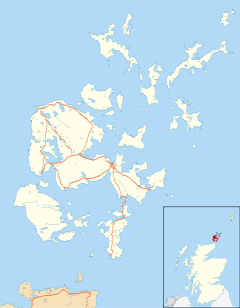 Burwick is located in Orkney Islands