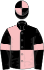 Black and Pink (quartered), Black sleeves, Pink armlets