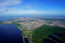 Aerial view of Ciudad Guayana