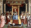 Image 9Pope Pius II canonizes Catherine of Siena. (from Canonization)