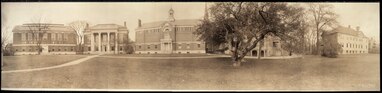 Panorama of the Radcliffe College campus in Cambridge, Massachusetts, taken in 1910