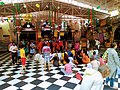 Inside premises of Radha Rani Temple