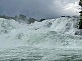 Close-up of the falls.