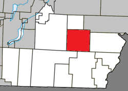 Location within Coaticook RCM