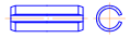 Spring pin light duty ISO 13337