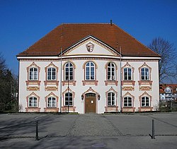 The former palace, now domicile of the local government