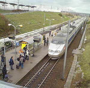 1号月台上的SNCF TGV Sud-Est