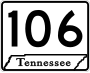 State Route 106 marker