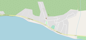 OSM map showing Uvero
