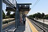 The platform at Westwood/Rancho Park station