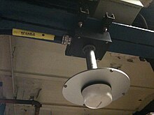 An indoor antenna, part of the distributed antenna system installed inside a station by Transit Wireless