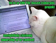 Unrightfuly claimng ownrship of ur content