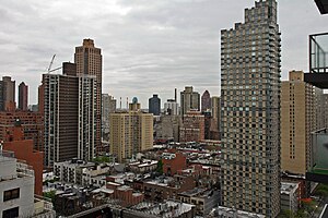Yorkville, as seen from a highrise on East 87th Street