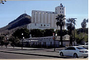 Hayden Flour Mill, originally built by Charles T. Hayden in 1874, thus the name "Mill Avenue" (THPR).