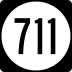 State Route 711 marker
