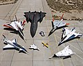 Dryden Flight Research Center's fleet of aircraft in 1997