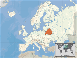 Location of Map caption/sandbox (orange) in Europe (white)  –  [Legend]