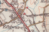Extract of 1930s map of Edgware