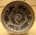 Glazed stoneware dish from Thailand, Kalong ware, 15th century