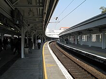 港铁化前的站台（2008年1月）