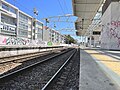 The northern platforms of Roma-Areeiro Station, August 2021