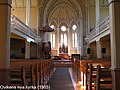 Interior from Oviken's new church