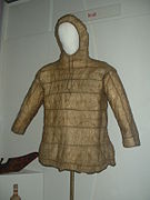 A traditional Inuit anorak made of gutskin.