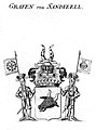 Coat of arms of the Counts Sandizell in the coat of arms book of the entire nobility of the Kingdom of Bavaria, 1818