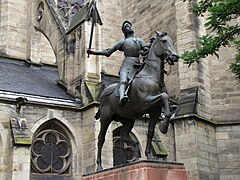 圣女贞德骑马雕像