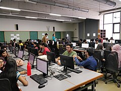 Practical session at Wikipedia Workshop, 2018