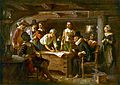 The Mayflower Compact 1620 by JLG Ferris