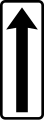 Principle of validity of a no stopping and parking sign placed perpendicular to the axis of the street