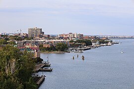 View from Woodrow Wilson Bridge in 2020