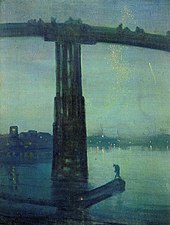 James Abbott McNeill Whistler, Nocturne: Blue and Gold – Old Battersea Bridge, c. 1872–1875