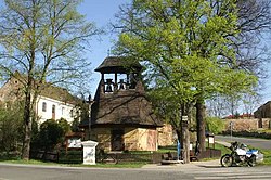 Belfry in the centre of Neprobylice