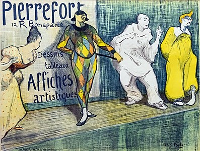 Poster for Galerie Pierrefort 1897