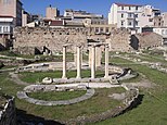 View from south. Here is visible the tetraconch, built in the court of the library