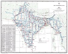 1922 Index of Great Trigonometrical Survey of India