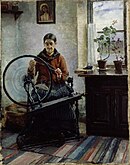 At the Spinning Wheel (1888)