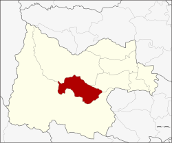 District location in Uthai Thani province