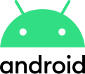 A flat robot head, a bright sea green semicircle with antennas and small holes for eyes.