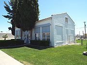 The Roosevelt Irrigation District Building. This structure was built in 1929 and is located on 103 West Baseline Road.