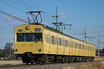 Chichibu Railway 1000 series EMU 3-car set 1012 in "canary yellow" livery on the Chichibu Main Line in 2009