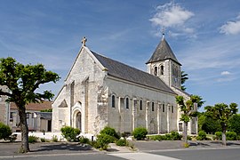 The church of Saint-Martin, in Bossay-sur-Claise