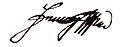 弗朗茨二世 (神圣罗马帝国) 弗朗茨一世 (奥地利帝国)的签名