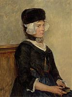 Young Girl with prayer book, 1888